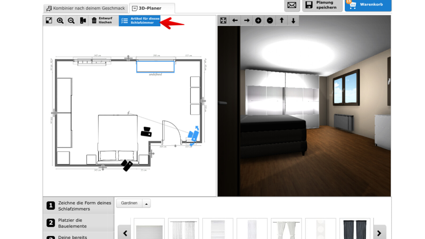 IKEA-Planungstools: So entsteht euer virtuelles Schlafzimmer